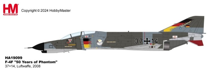 Luftwaffe F-4F Phantom II JG-71 2008 Hobby Master HA19099 Scale 1:72