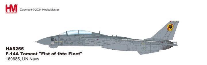 US Navy Grumman F-14A“Fist of the Fleet”, US Navy, USN Hobby Master HA5255 Scale 1:72