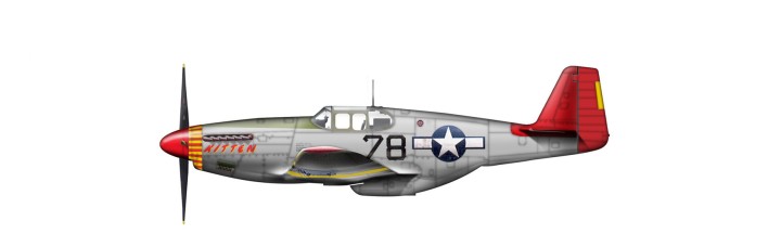 P-51B/C Mustang "Kitten" Charles McGee, 302nd FS/332nd FG, 1944 HA807A Scale 1:48