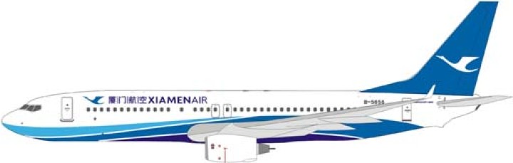 Xiamen Airlines B737-85C B-5656 1:400 Scale Witty Wings