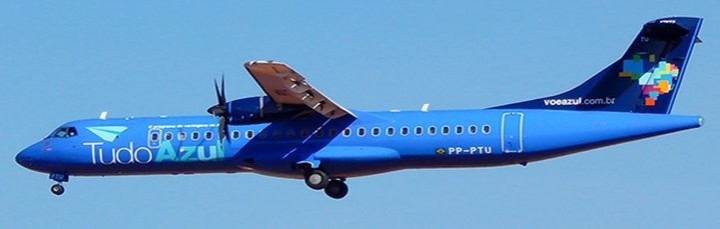 Azul ATR-72-500 PP-PTU JCWings LH4AZU258 Scale 1:400 
