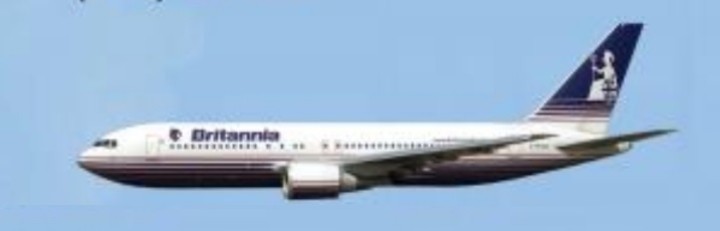 Britannia Boeing 767-200 G-BYAB AeroClassics AC419518 die-cast scale 1:400