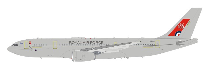 UK Royal Air Force RAF Airbus A330-243MRTT ZZ330 with stand InFlight IFMRTTUK07 scale 1:200