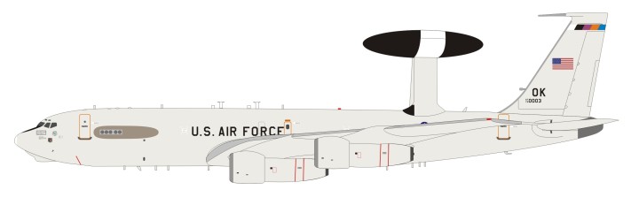 US Air Force E-3A Sentry (B707-300) 79-0003 Inflight IFE31217 scale 1:200