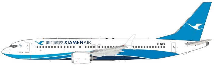 Xiamen Air Boeing 737-8 Max B-1288 厦门航空 stand IF737MAXMF0618 Inflight 1:200 