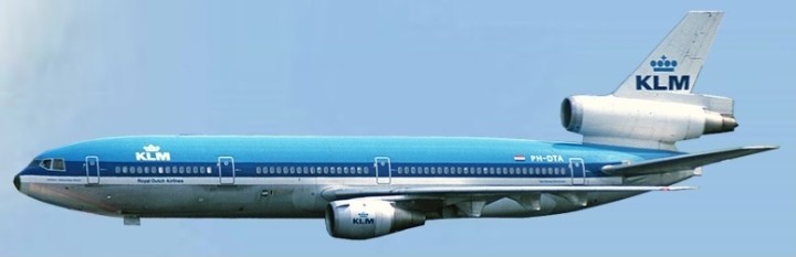 KLM DC-10-30 PH-DTA AC191624 die-cast Aeroclassics Scale 1:500