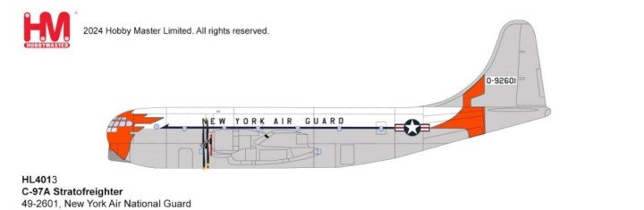 New York Air National Guard C-97A Startofreighter 1:200 Scale HL4013 Hobby Master  