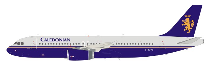 Caledonian Airbus A320-200 G-BVYC stand Inflight/ARD ARD2076 scale 1:200