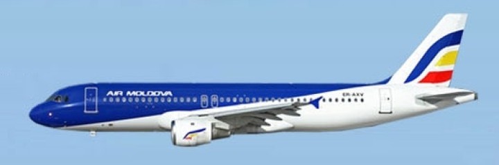 Air Moldova Airbus A320 ER-AXV Aero Classics AC19184 Scale 1:400
