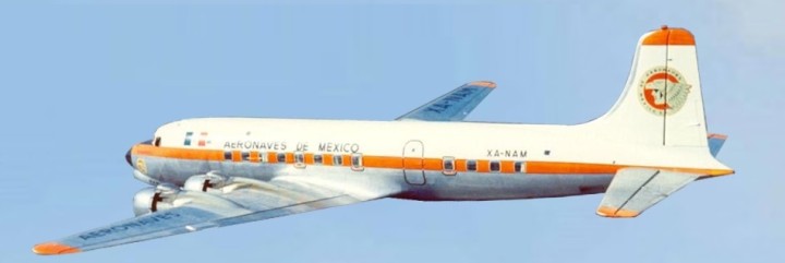 Aeronaves de Mexico (Aeromexico) DC-6 XA-NAM Aeroclassics AC19152 1:400