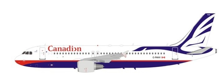 Canadian Airlines Airbus A320-200 C-FNVV 'Proud Wings' livery With Stand IF3201217 scale 1:200
