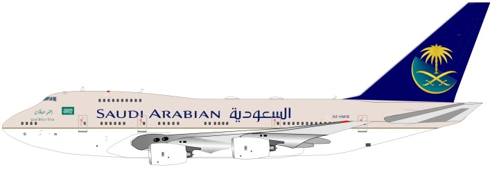 Saudi Arabian Royal flight Boeing 747SP registration HZ-HM1B InFlight IF747SP0917 scale 1:200