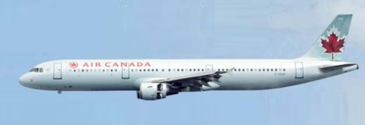 Air Canada Airbus A321 I/C C-GIUF Aero Classics AC19186 Scale 1:400 