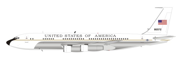 USA Air Force Boeing VC-137B (707-153B) 58-6972 Polished IF1370118P scale 1:200