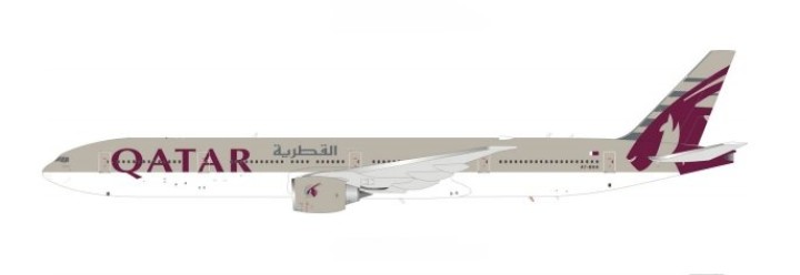 Qatar Airways Boeing 777-300ER A7-BAA With Stand InFlight IF777QTR001 Scale 1:200
