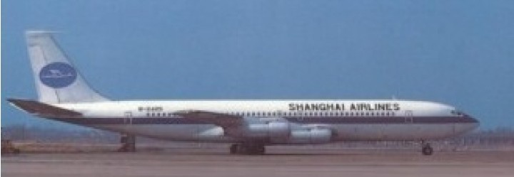 Shanghai Airlines Boeing 707-300C Old livery B-2425 JC Wings JC4CSH137 scale 1:400 