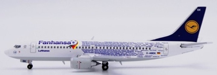 Lufthansa Boeing 737-300 "Fanhansa" Reg: D-ABEK With Antenna EW4733001 Die-Cast Scale 1:400