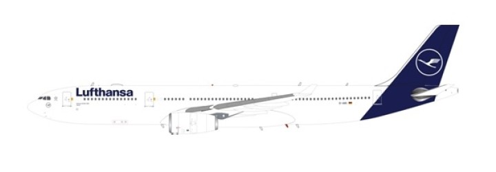 Lufthansa New Livery Airbus A330-343 D-AIKI W/Stand Limited 72 InFlight/Jfox JF-A330-004 Scale 1:200