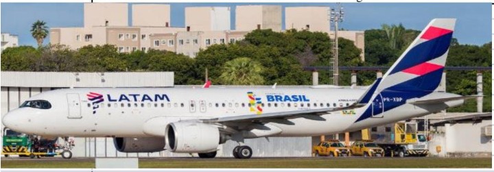 LATAM Airbus A320NEO "Brazil Voando" Reg: PR-XBP XX40212 JC Wings 1:400