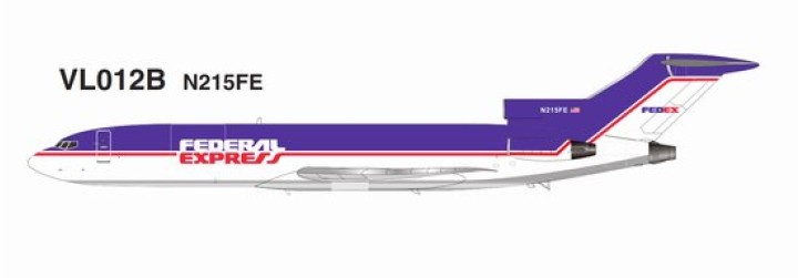 Federal Express 727-200F - N215FE with FedEx Title on Tail - Limited QTY Production