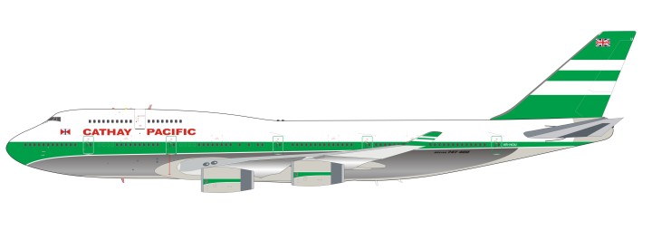 Misc Boeing 747-400 Registration VR-HOU JFox InFlight JF-747-4-037 Scale  1:200