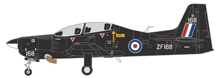 Aviation 72 For the static model enthusiast and collector  Short Tucano RAF Black Scheme ZF168  1:72 Scale Item: AV72-27001