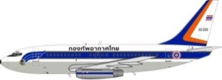Thailand Air Force Boeing 737-200 Reg# L11-1/26 JFox JF-737-2-001 Scale 1:200 