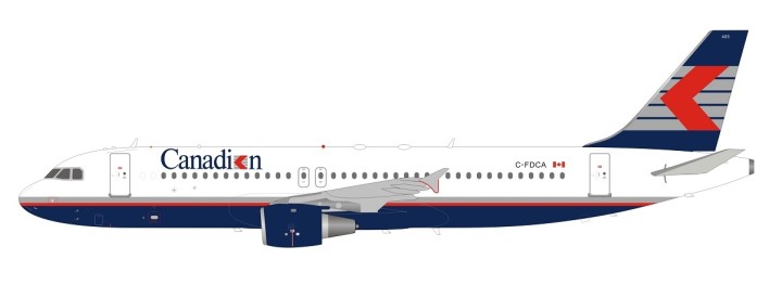 Canadian Airlines Airbus A320-200 C-FDCA  B-Model/InFlight B-320-CP-001 scale 1:200