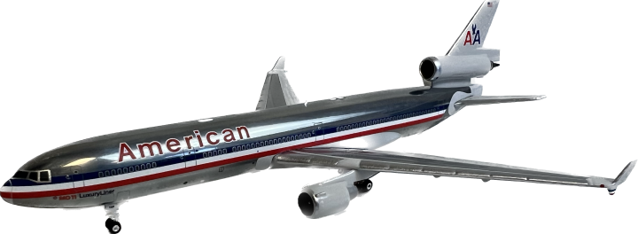 American Airlines McDonnell Douglas MD-11 Polished Livery N1762B Phoenix 04515 Scale 1:400