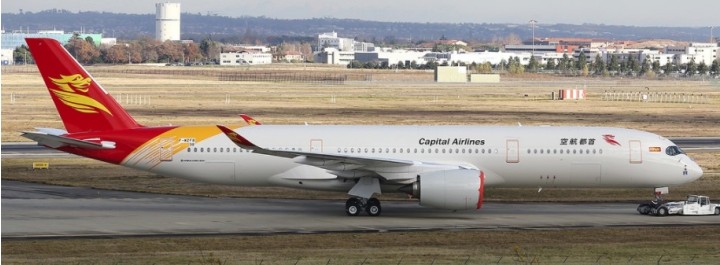 Capital Airlines Airbus A350-900 JC wings die cast LH4CBJ085 scale 1:400 