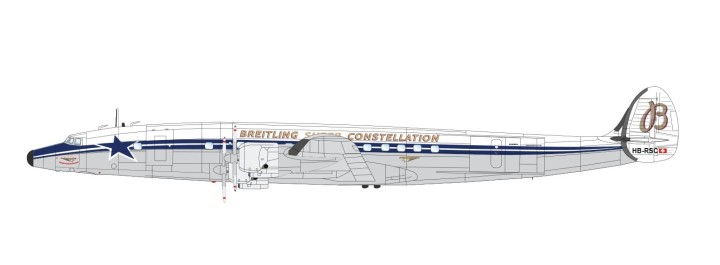 Breitling Super Constellation Lockheed L-1049A registration HB-RSC Hobby Master HL9020 Scale 1:200