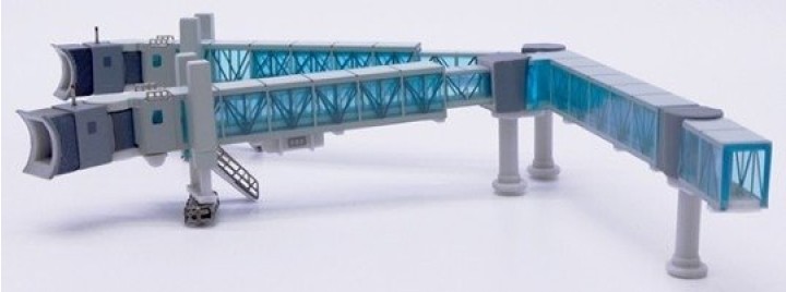 Air Passenger Bridge for wide-body aircraft (Blue) - 1 per set LH4388 Scale 1:400 JCWings