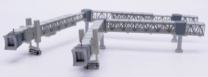 Air Passenger Bridge for narrow-body aircraft (Transparent) - 2 per set LH4389 Scale 1:400 JCWings LH4