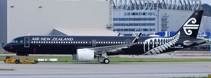 Air New Zealand Airbus A321neo ZK-NNA JCWing JC4ANZ081 scale 1:400
