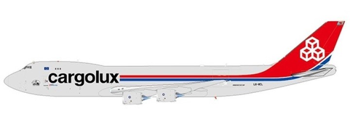 Cargolux Boeing 747-8 registration LX-VCL JC Wings JC2CLX041 scale 1:200 