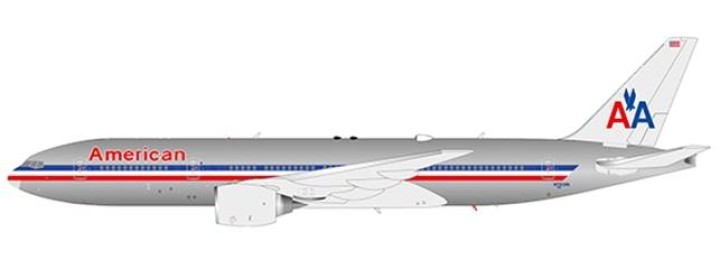 American Boeing 777-200ER N793AN with Stand JC LH2AAL174 scale 1:200
