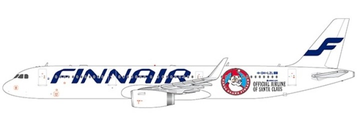 Finnair Airbus A321-200 Sharklets OH-LZL Santa Claus LH4FIN039 1:400
