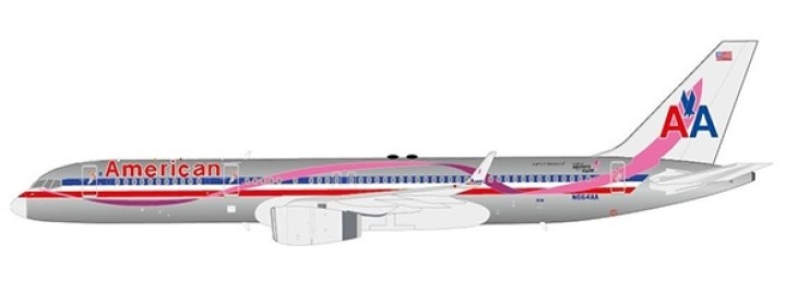 American Airlines Boeing 757-200W N664AA BCA Pink Ribbon JC JC4AAL135 1:400