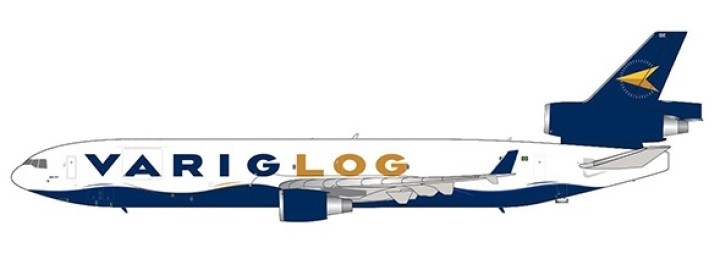 Varig Log MD-11 Cargo PR-LGE with stand JC wings LH2VRG124 scale 1:200 