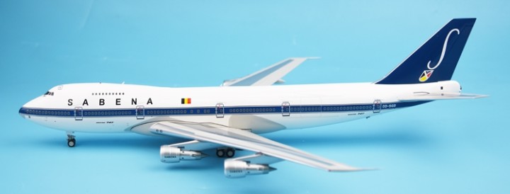 Sabena Boeing 747-100 Reg# OO-SGB w/Stand InFlight IF7410716 Scale 1:200