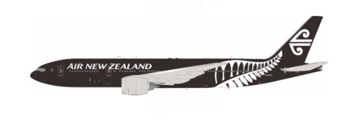Air New Zealand Boeing 777-219/ER ZK-OKH Black with stand IF772NZ1223 InFlight Scale 1:200 Inflight Scale: 1:200 