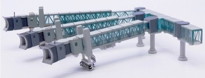 Air Passenger Bridge for A380 (Green) - 1 per set LH4393 Scale 1:400 JCWings