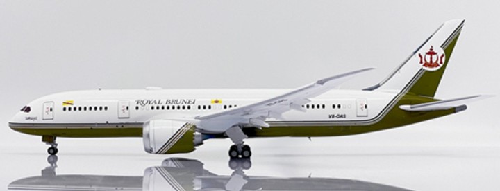 Brunei Government Boeing 787-8 BBJ Reg: V8-OAS With Stand Die-Cast  JC Wings XX20264 Scale 1:200