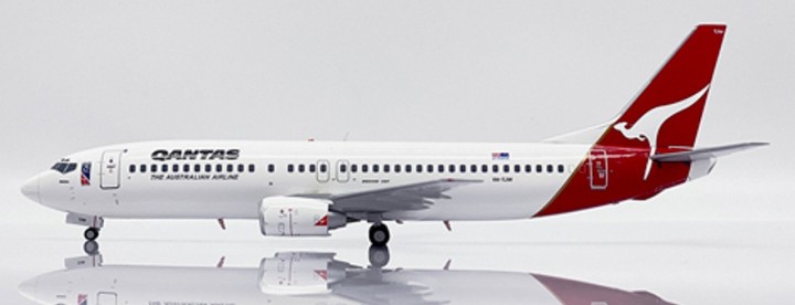 Qantas Boeing 737-400 "75 Years" Reg: VH-TJW With Stand XX20392 JCWings scale 1:200