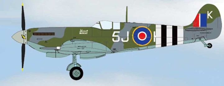 RAF Spitfire Mx IX No 126 Sqn JCWings JCW-72-SPF-001 Scale 1:72