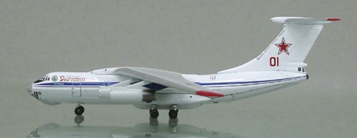 Russian Air Force Ilyushin IL-76MD Reg# Red 01, WTW-4-I76-006 1:400 