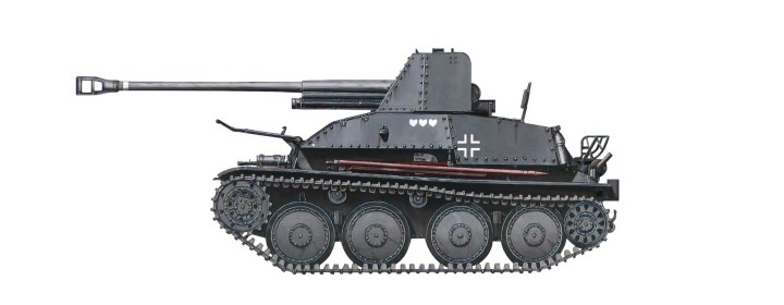German Tank Marder III Destroyer Stalingrad 1943 Hobby Master HG4109 scale 1:72