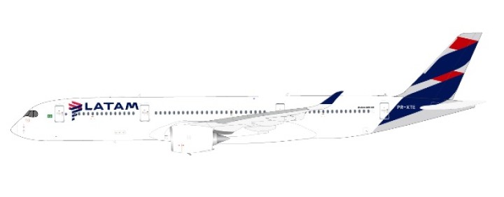 Latam Airbus A350-900 Reg# PR-XTE JC Wings LH4LAN030 Scale 1:400
