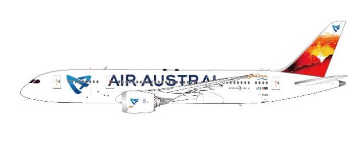 Air Austral Boeing 787-8 Volcano Tail F-OLRB JC Wings LH4REU012 1:400