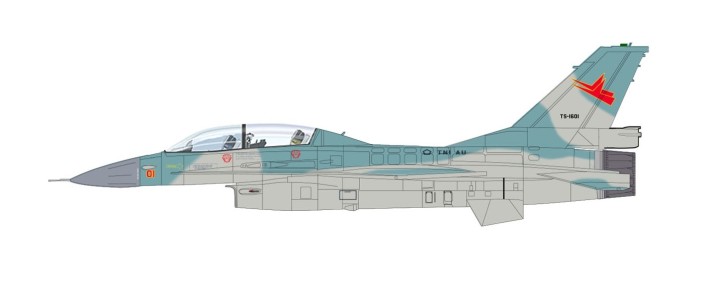 Indonesian Air Force F-16B Fighting Falcon Hobby Master HA3862 scale 1:72 